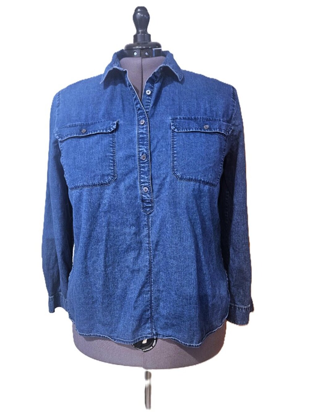J. Crew Denim Pullon Shirt XXL